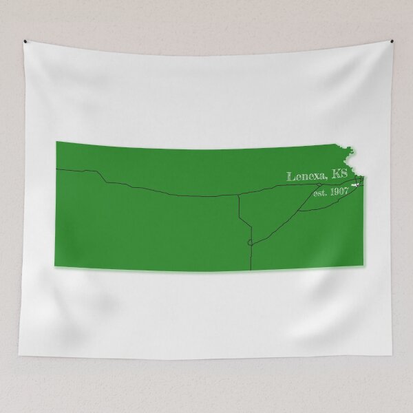 Item preview, Lenexa, KS [Green] designed and sold by PhilbonianDezin.