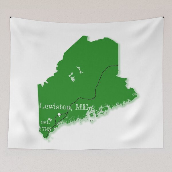 Item preview, Lewiston, ME [Green] designed and sold by PhilbonianDezin.