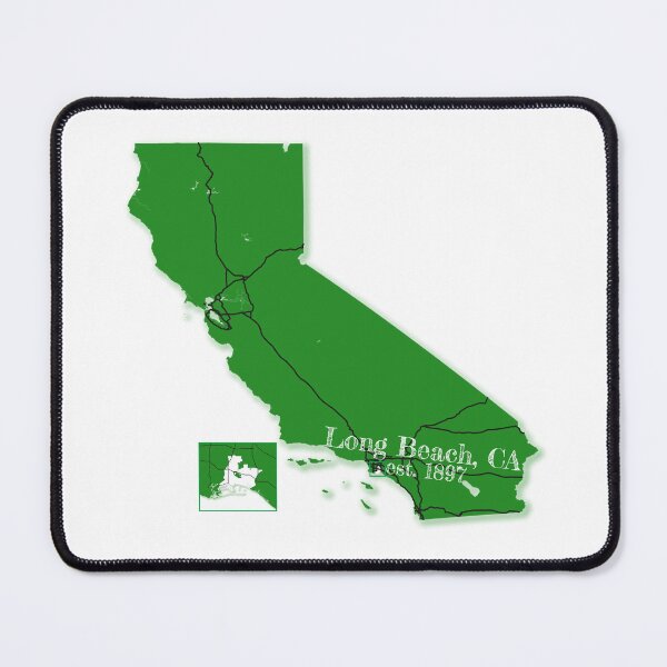 Item preview, Long Beach, CA [Green] designed and sold by PhilbonianDezin.