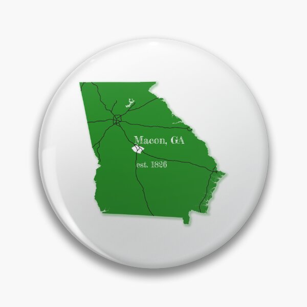 Item preview, Macon, GA [Green] designed and sold by PhilbonianDezin.