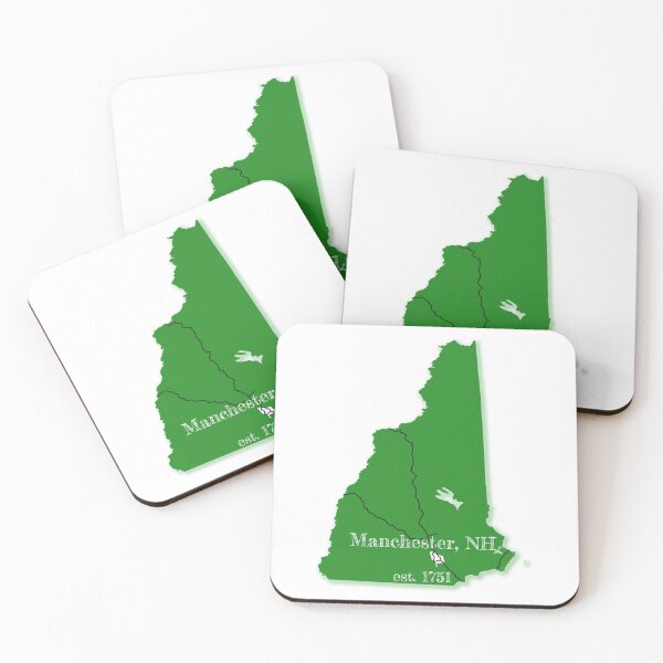 Item preview, Manchester, NH [Green] designed and sold by PhilbonianDezin.