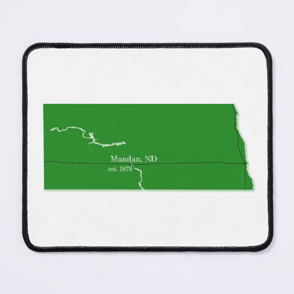 Item preview, Mandan, ND [Green] designed and sold by PhilbonianDezin.