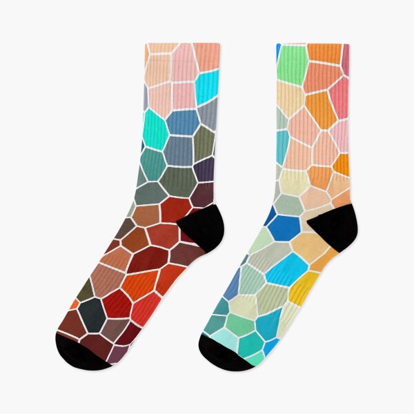 Artikelvorschau, Buntes Mosaik abstrakt – Geometrischer moderner Kunstdruck entworfen und verkauft von mcuj-art.