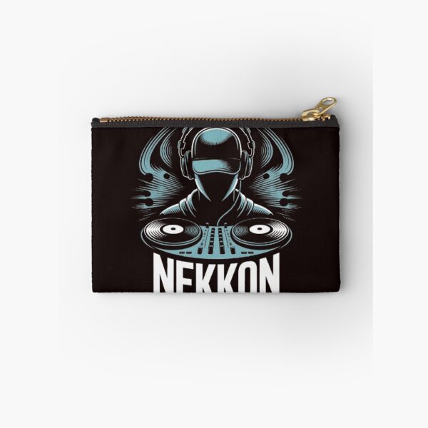 Item preview, DJ NEKKON Music Design – Cool Turntable & Headphones Illustration for EDM, Hip Hop, and Party Lovers designed and sold by dortmond.