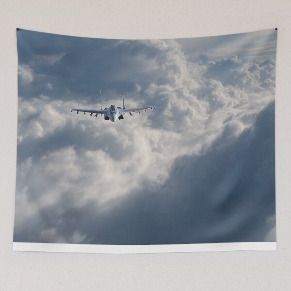 Item preview, Sukhoi Su-27 Climbing Over Clouds designed and sold by Skyframe Aviation.