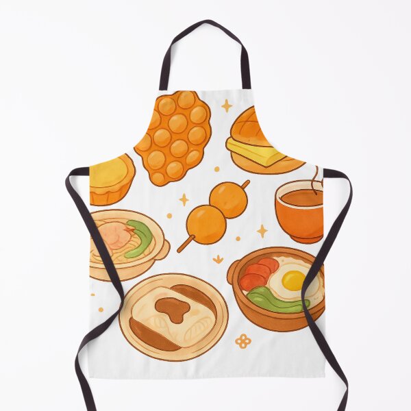 Item preview, Hong Kong Cuisine Circle Illustration designed and sold by skyocean0.