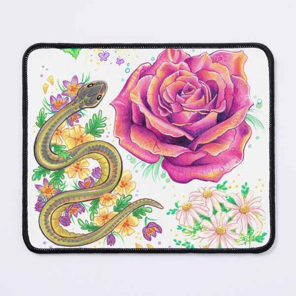 Item preview, Spring Flowers and Snake Art Page designed and sold by Nicholdesigns.