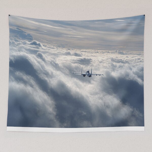 Item preview, Sukhoi Su-27 Over Distant Mountains designed and sold by Skyframe Aviation.