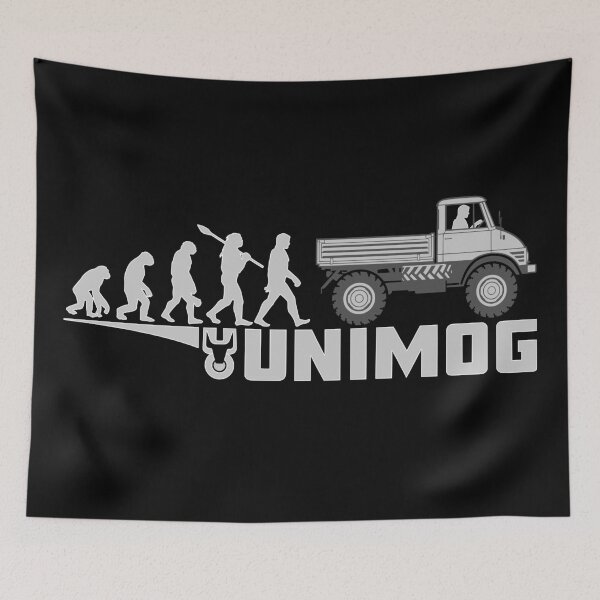 Item preview, UNIMOG Evolution of Mankind (dark background) designed and sold by Groenendijk.