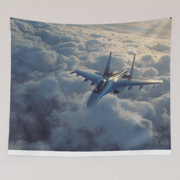 Item preview, Sukhoi Su-27 Framed by Cloudbanks designed and sold by Skyframe Aviation.