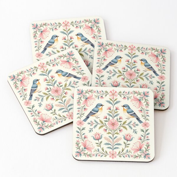 Item preview, Toile de Jouy Pattern - Chinoiserie Birds Toile De jouy designed and sold by Wiss2Arts.