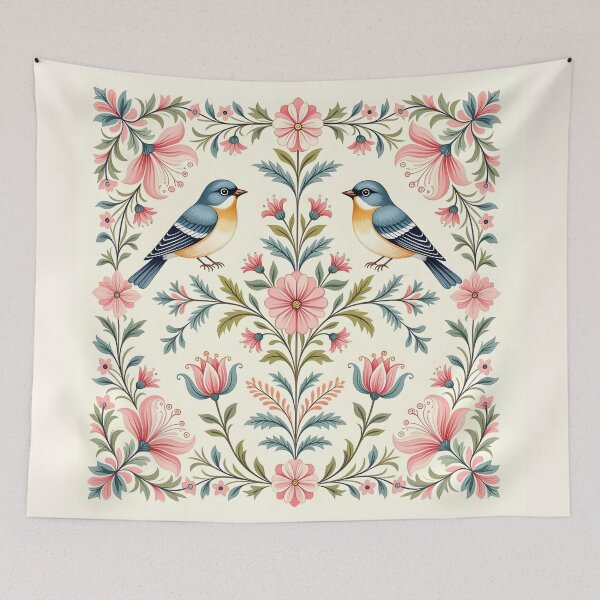 Item preview, Toile de Jouy Pattern - Chinoiserie Birds Toile De jouy designed and sold by Wiss2Arts.