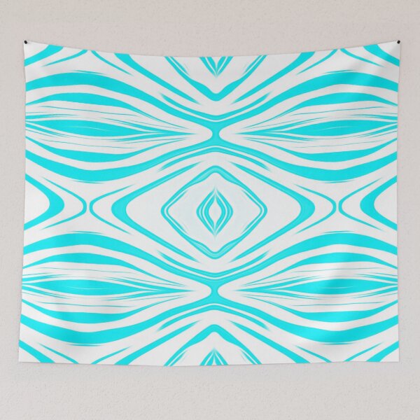 Item preview, Aqua Rhombic Smiles designed and sold by fatenanwar.