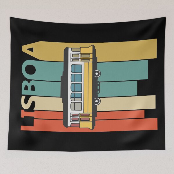 Item preview, Retro Lisbon tram - Elétrico de Lisboa - Carreira 28 (on black) designed and sold by Groenendijk.