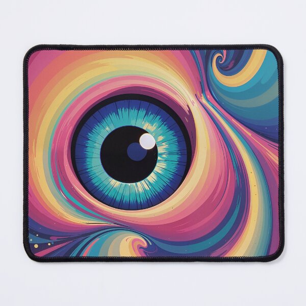 Item preview, Psychedelic Cosmic Eye – Abstract Art with Vibrant Colors and Cosmic Energy designed and sold by Artegil89.