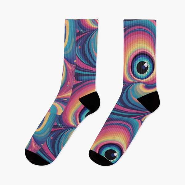Item preview, Psychedelic Cosmic Eye – Abstract Art with Vibrant Colors and Cosmic Energy designed and sold by Artegil89.