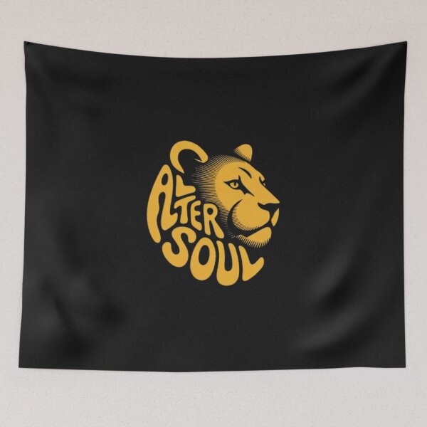 Item preview, Alter Soul Lion Design – Bold Retro Typography & Powerful Animal Illustration for Strength and Style designed and sold by dortmond.