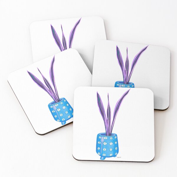 Item preview, Snake Plant-Blue Illustration designed and sold by deblevart.