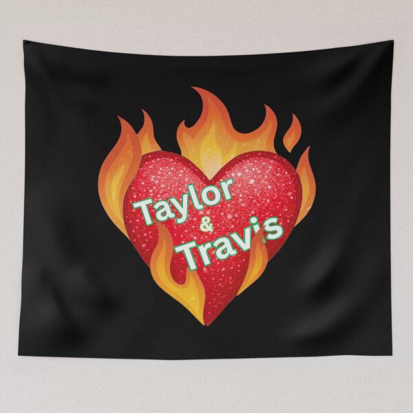 Item preview, Taylor & Travis Red Glitter Heart on Fire Showgirl designed and sold by calypso-designs.