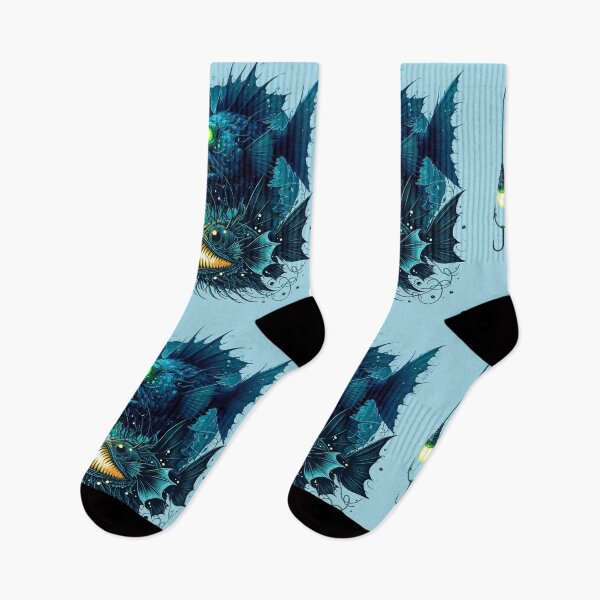 Item preview, Glowing Anglerfish in the Deep Sea designed and sold by Szpaku desart .