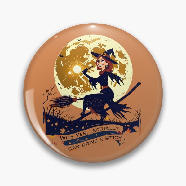 Item preview, Witchy Humor: I Can Drive a Stick designed and sold by EducaPro.