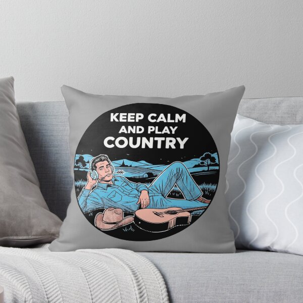 Item preview, Mantén la calma y toca música country – Amante divertido de la música country designed and sold by Spaceball85.
