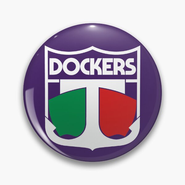 Item preview, DOCKERS FOOTY LOGO EMBLEM designed and sold by RetroGeekChic.