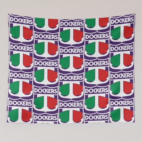 Item preview, DOCKERS FOOTY LOGO EMBLEM designed and sold by RetroGeekChic.