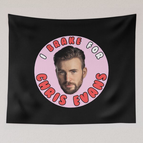 Item preview,  I Brake For Chris Evans designed and sold by NinaWatts.