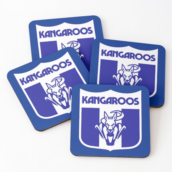Item preview, KANGAROOS FOOTY LOGO EMBLEM designed and sold by RetroGeekChic.