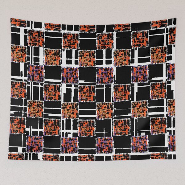 Item preview, Halloween Checker Board Seamless Repeat designed and sold by Sharon Schwalbe.