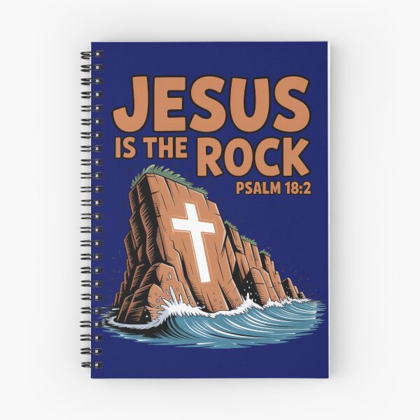 Item preview, Jesus is the Rock – Psalm 18:2 (Christian Design) designed and sold by GENX-AUTISM-DAD.