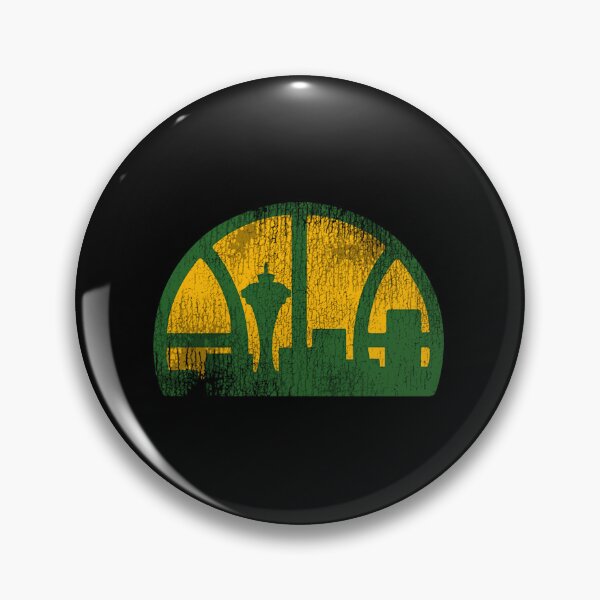 Item preview,  Seattle Supersonics Distressed Basketball  designed and sold by NinaWatts.