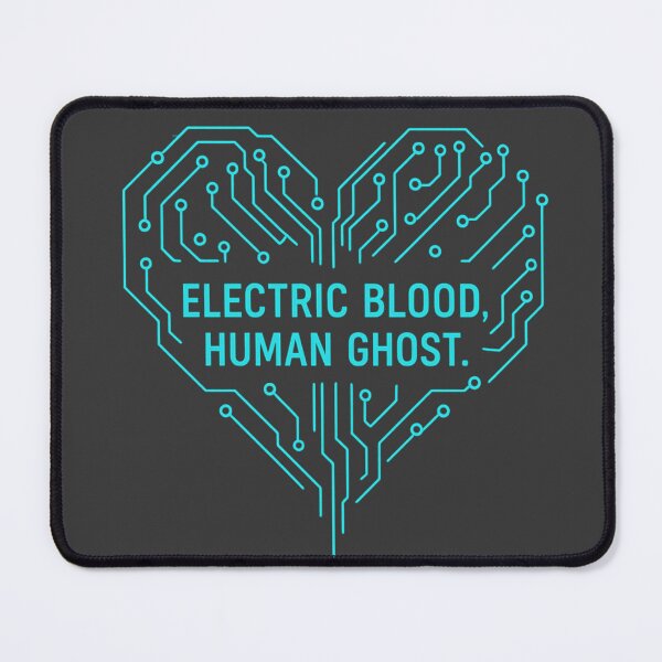 Item preview, Pulse – “Electric Blood, Human Ghost” Circuit Heart Sticker designed and sold by Feral Confetti.