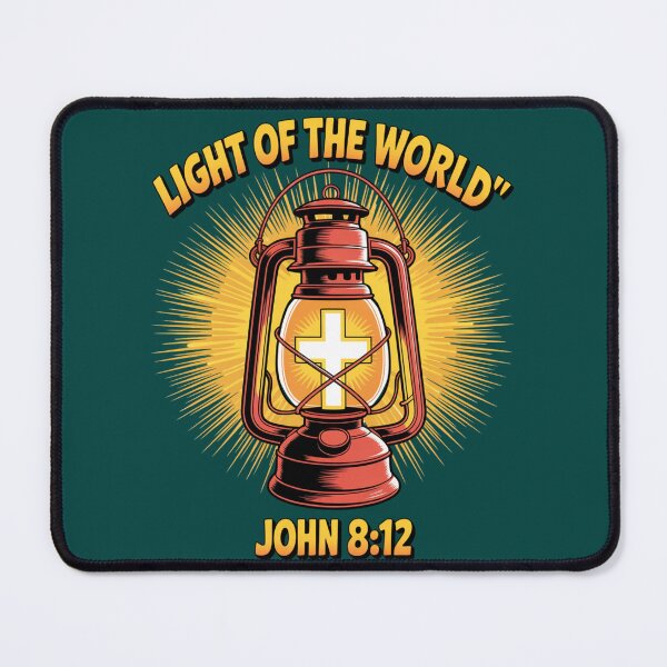 Item preview, Light of the World – John 8:12 (Christian Design) designed and sold by GENX-AUTISM-DAD.