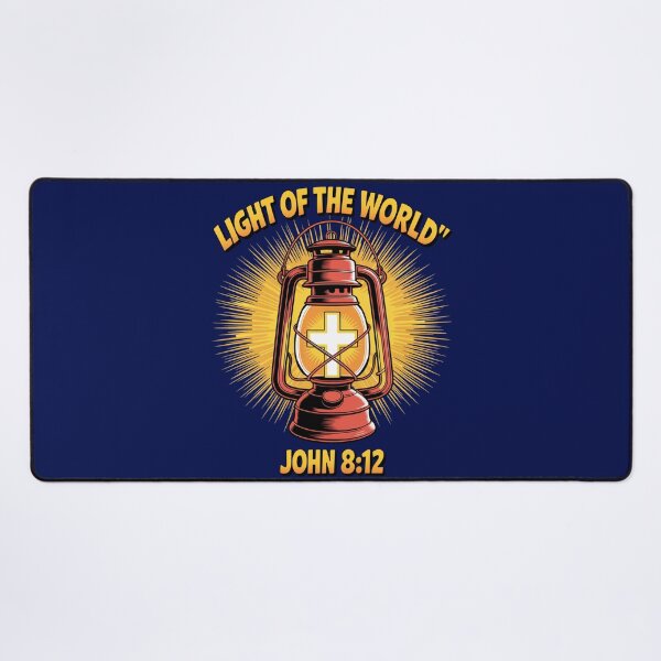 Item preview, Light of the World – John 8:12 (Christian Design) designed and sold by GENX-AUTISM-DAD.