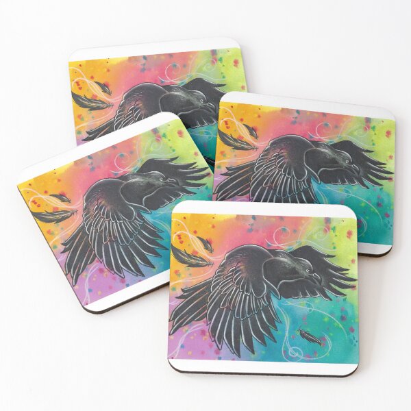Item preview, Rainbow Raven designed and sold by Nicholdesigns.