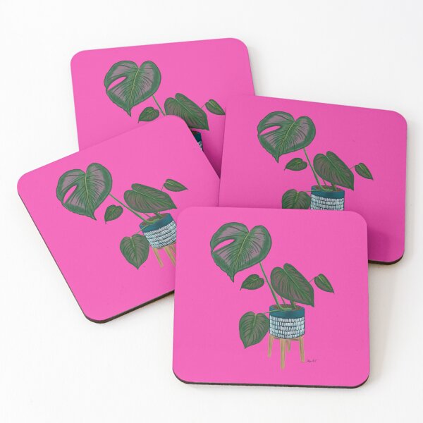 Item preview, Monstera Illustration-Hot Pink designed and sold by deblevart.