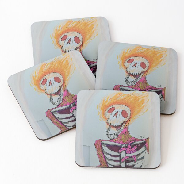 Item preview, Bob The Sharkzila Flaming Undead (Drawing) designed and sold by BobTheSharkzil.