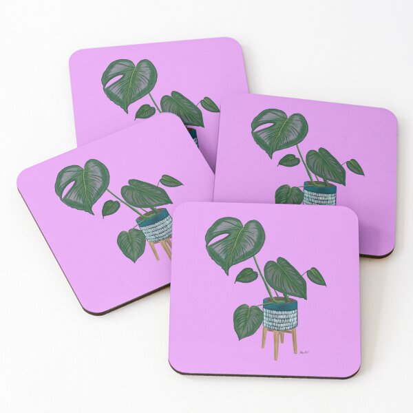 Item preview, Monstera Ilustration-Light Pink designed and sold by deblevart.