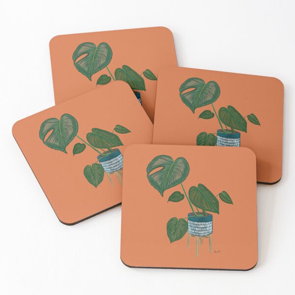 Item preview, Monstera Illustration-Orange designed and sold by deblevart.