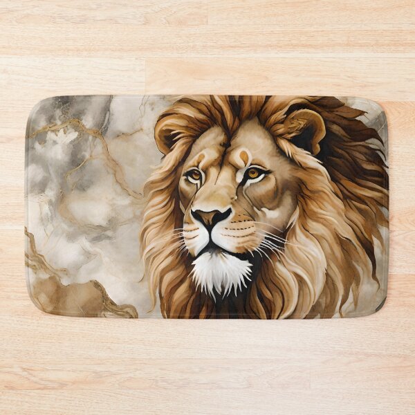 Item preview, Marbled Lion Strength and Boldness designed and sold by Ciervo Primavera.