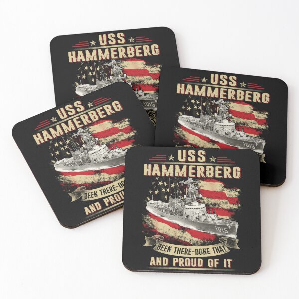Item preview, USS Hammerberg, Navy Veteran Mens Gift Idea Husband, Dad, Grandpa designed and sold by Timeless Bond Designs.