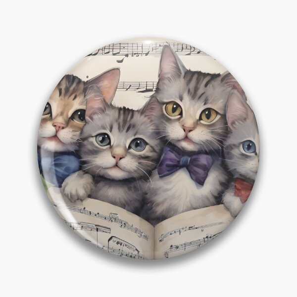 Item preview, Four Cats Composers At Christmas Meow Meow Meow designed and sold by Ciervo Primavera.