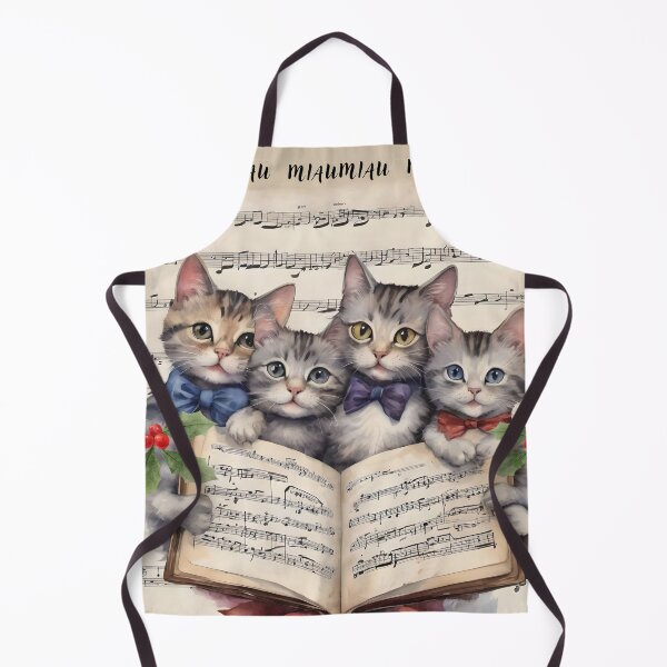 Item preview, Four Cats Composers At Christmas Meow Meow Meow designed and sold by Ciervo Primavera.