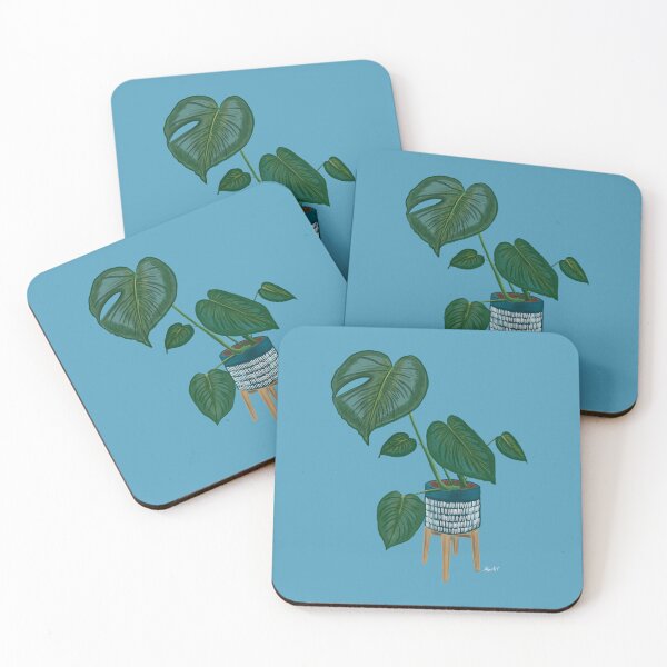 Item preview, Monstera Illustration-Teal designed and sold by deblevart.
