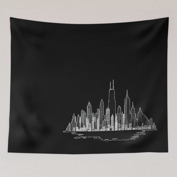 Item preview, Abstract-Chicago-Cityscape- designed and sold by AlexaGutierr.