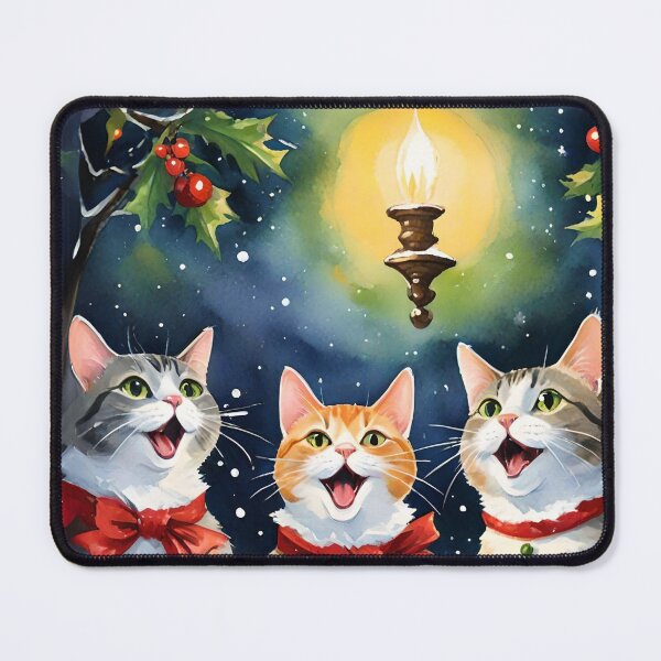 Item preview, Cat Choir Singing Christmas Carols designed and sold by Ciervo Primavera.