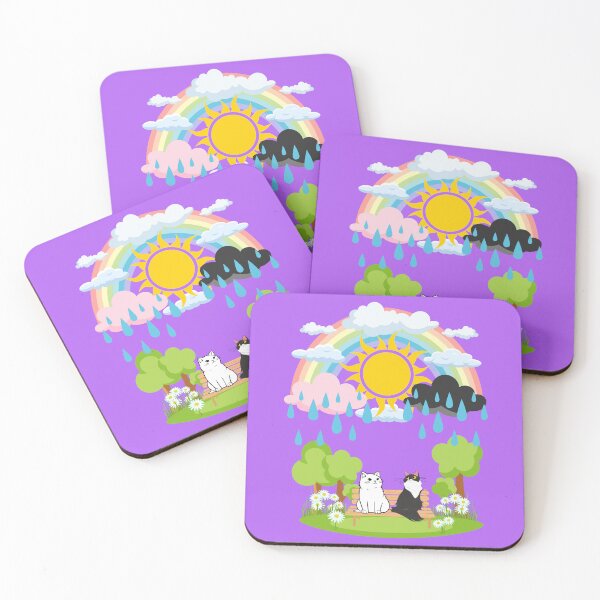 Item preview, Cats in the Park Sun and Rain A Matter of Choice designed and sold by Ciervo Primavera.