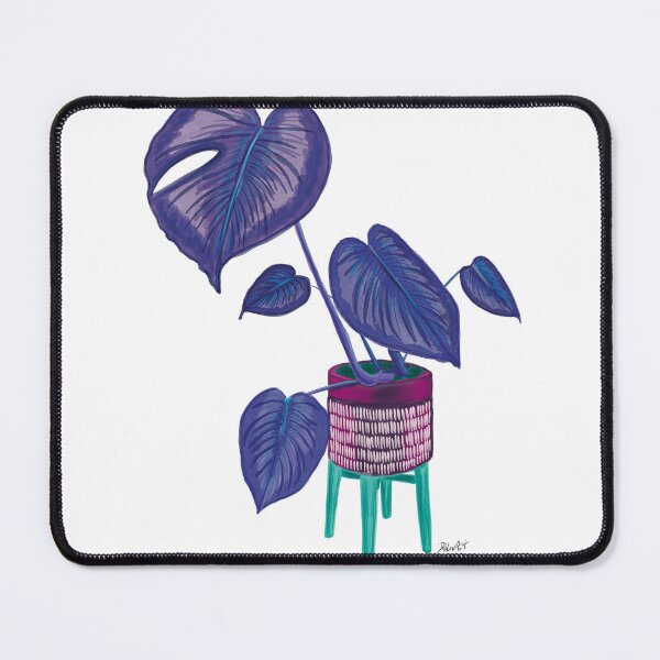 Item preview, Monstera Illustration-Indigo designed and sold by deblevart.